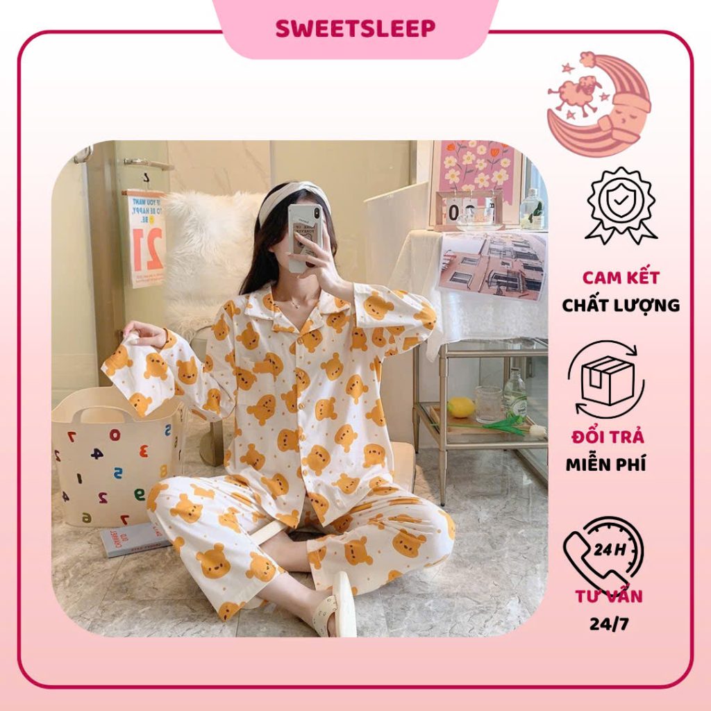 bộ đồ ngủ nữ cotton